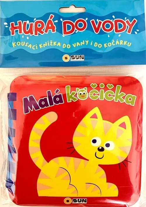 Malá kočička - Hurá do vody - Knížka do vany