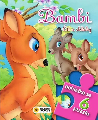 Bambi čti a skládej - Pohádkové čtení s puzzle - kolektiv autorů