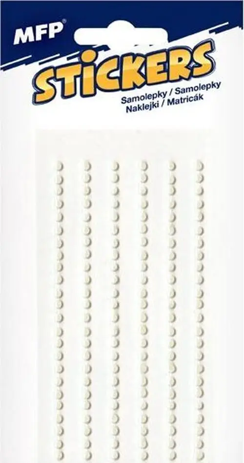 samolepky perličky 3mm 1102PE