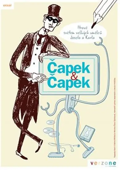Čapek & Čapek - skicář - Monika Švec Sybolová