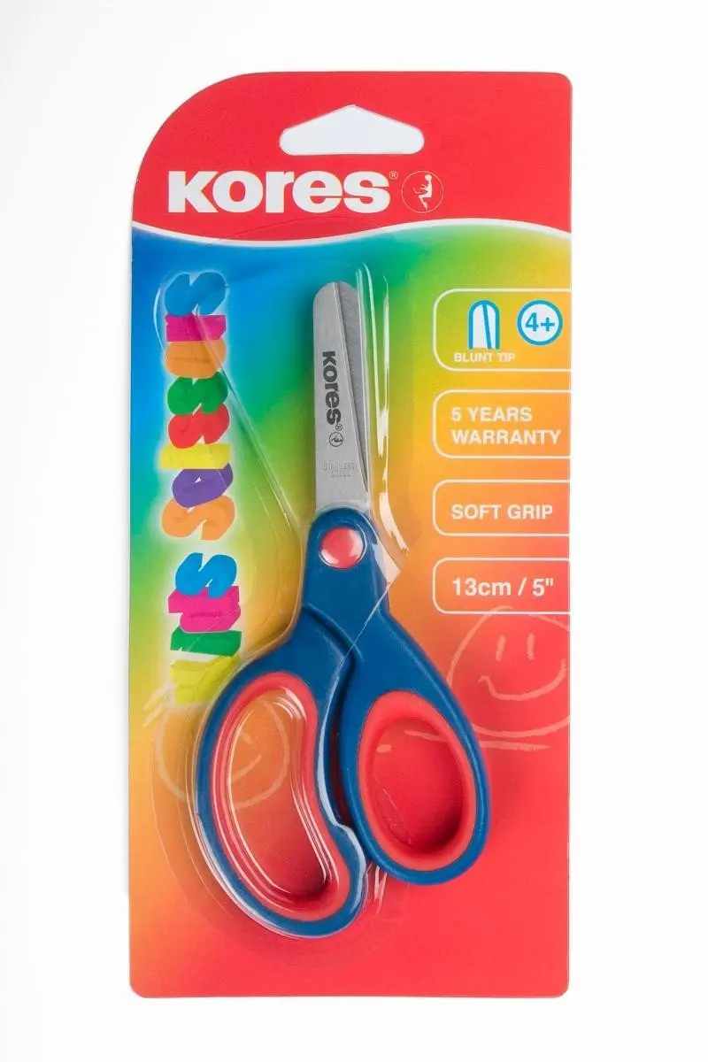 Kores Dětské nůžky Soft ergonomické - 13 cm
