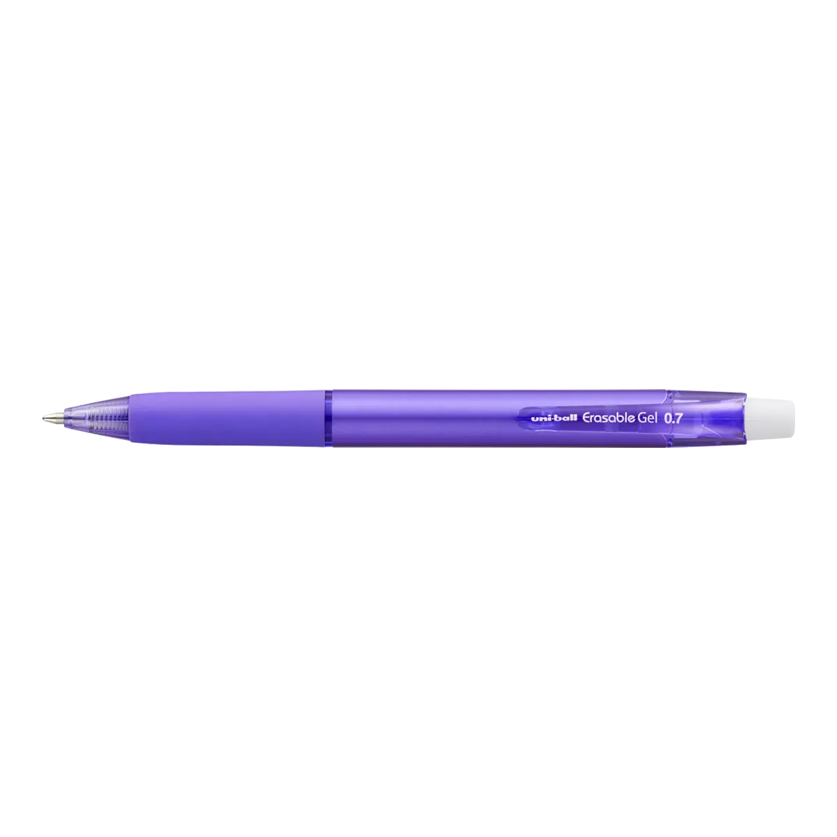 UNI gumovatelné pero stiskací URN-181, 0,7 mm, fialové