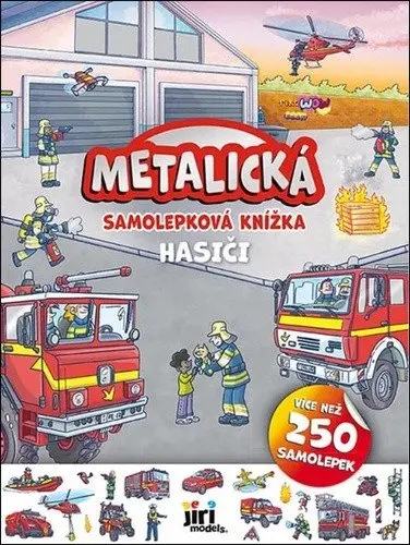 Metalická samolepková knížka Hasiči | Neuveden