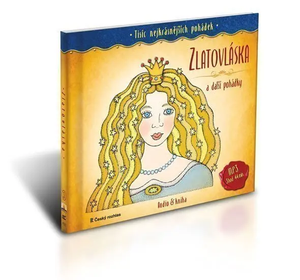 Tisíc nejkrásnějších pohádek - Zlatovláska a další pohádky ( Audio 1 + kniha) (audiokniha) - kolektiv autorů