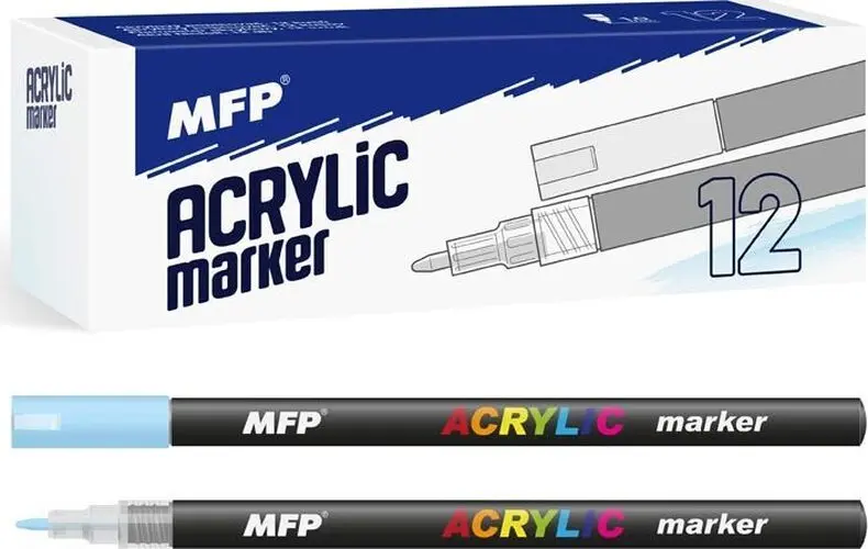Akrylový popisovač MFP 1mm - modrý světlý