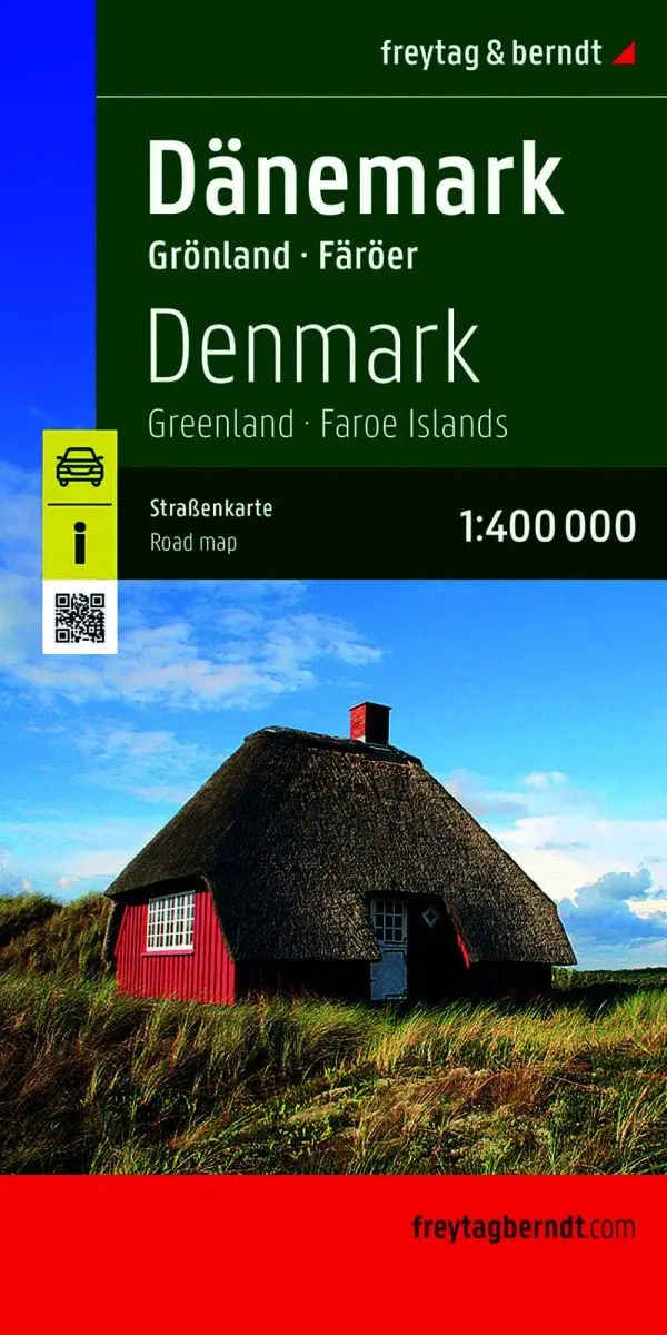 Dánsko (Grónsko, Faerské ostrovy) 1:400 000 / automapa