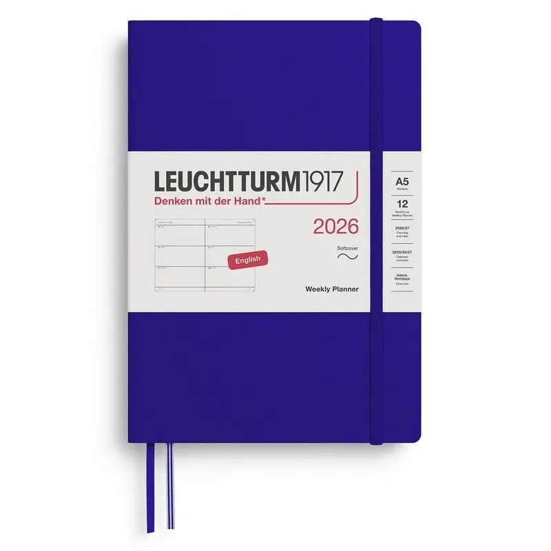 Weekly Planner 2026 Medium (A5) Ink