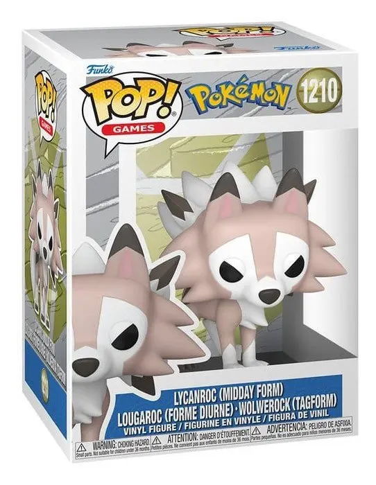 Funko POP Games: Pokémon - Lycanroc (Midday Form) #1210