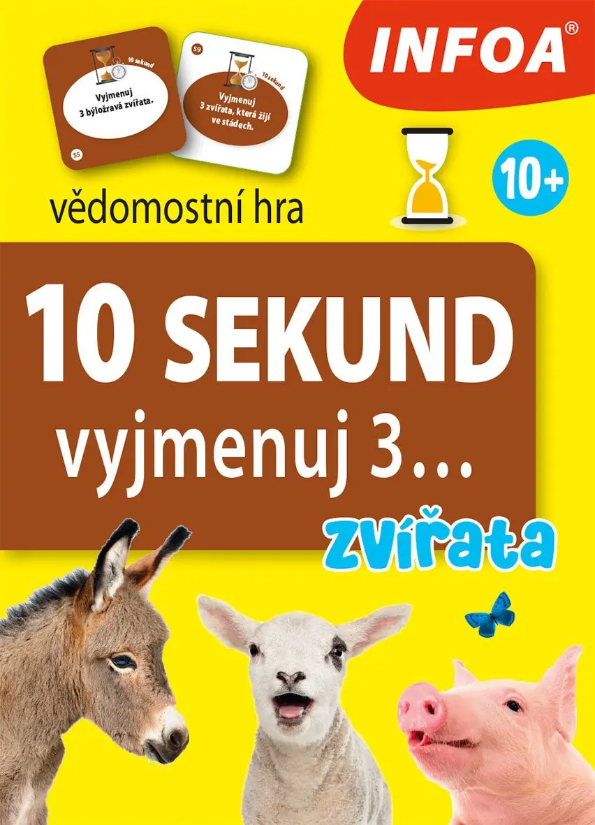 10 sekund vyjmenuj 3… Zvířata - Krabicová hra - hra z kategorie Vzdelávacie hry