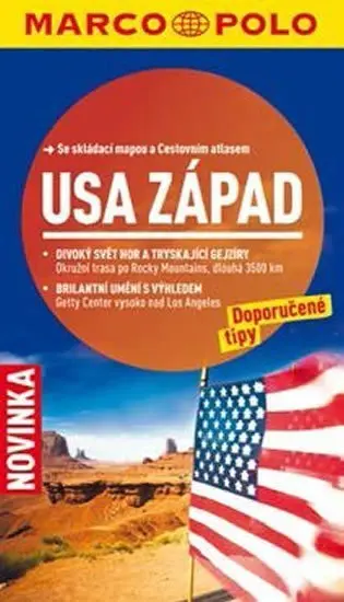 USA západ (Se skládací mapou a cestovním ᴀtlasem)