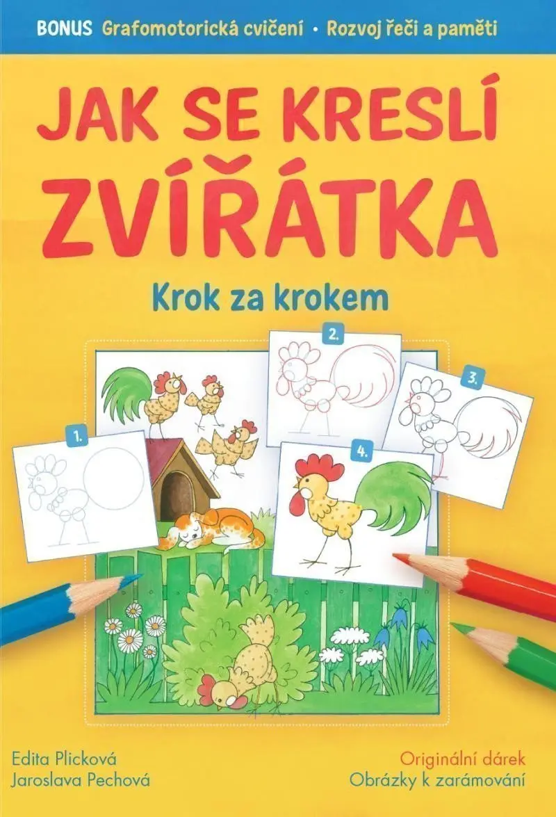 Jak se kreslí zvířátka krok za krokem - Edita Plicková