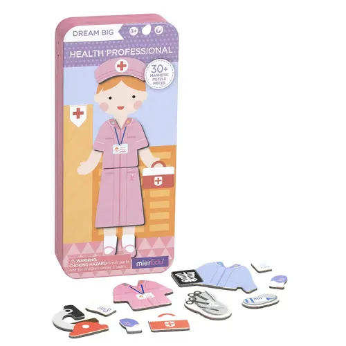 MierEdu Cestovní magnetické puzzle - zdravotník