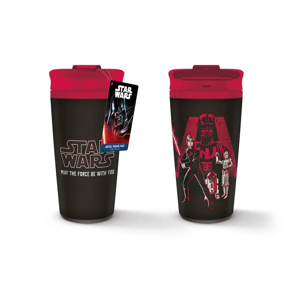 Star Wars Hrnek cestovní 425 ml - May the Force be with you - Pyramid