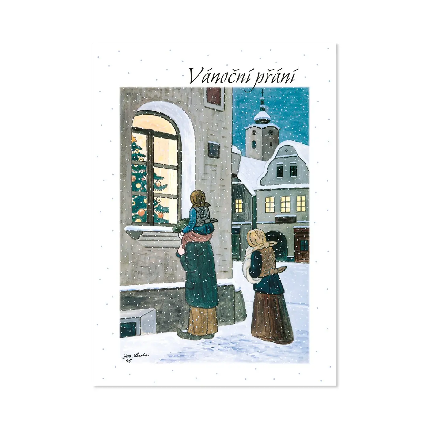 Hrací přání Josef Lada - Kouzlo Vánoc - Albi