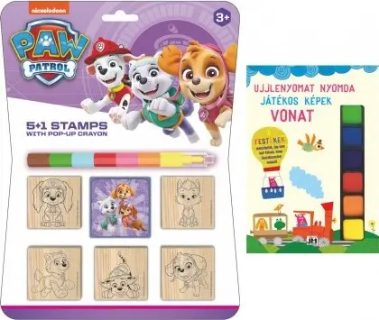 Razítka 5+1 s voskovkou Paw Patrol/Tlapková patrola
