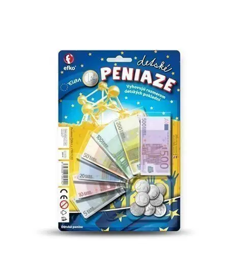 Efko PENÍZE dětské EURO