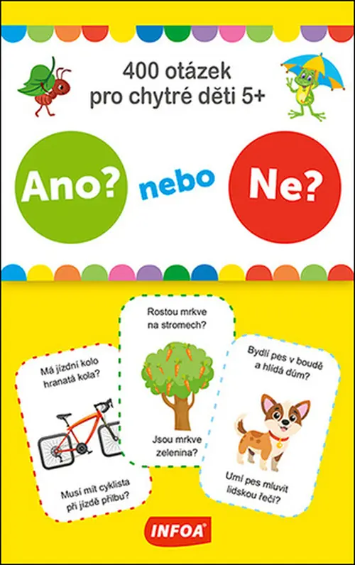 Výuková hra (krabička) - Ano? nebo NE? 400 otázek pro chytré děti 5+