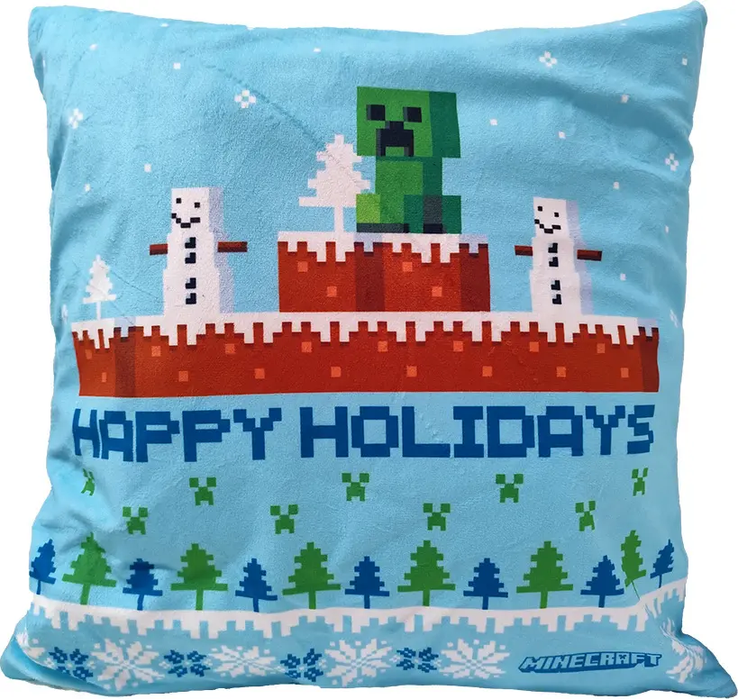 Carbotex Povlak na polštářek Minecraft Sněhulák a Creeper