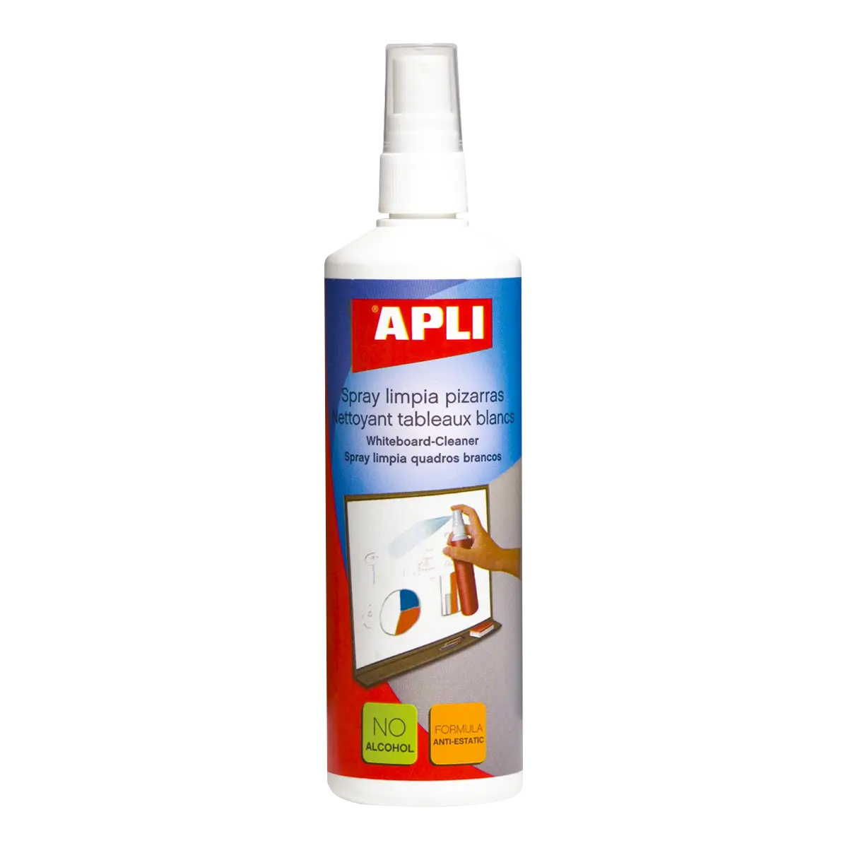 APLI čisticí sprej na bílé tabule, 250 ml