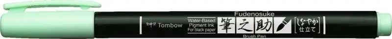 Tombow Štětcový fix Fudenosuke pastel - pastelově zelený