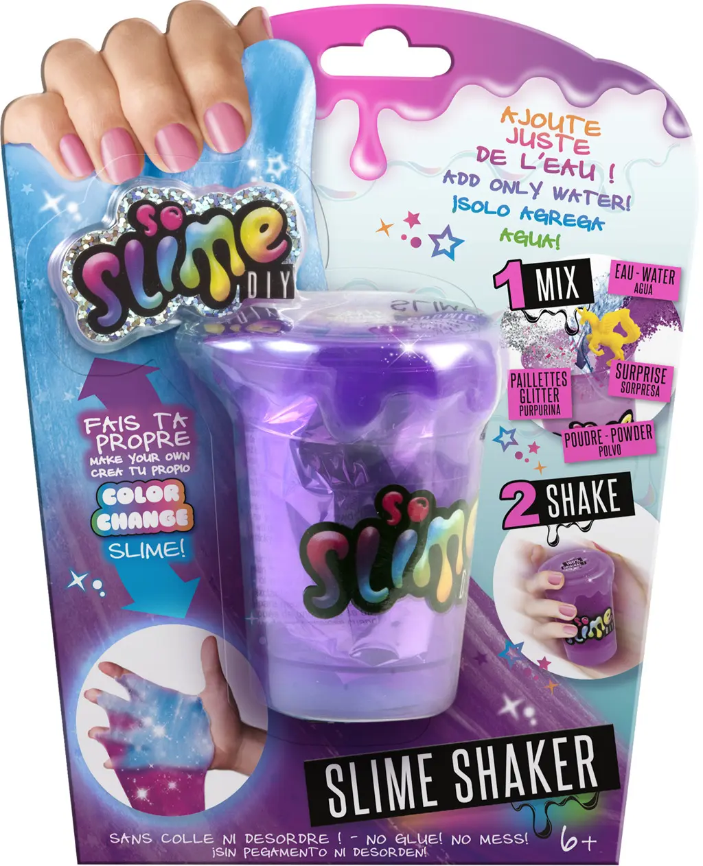 So Slime Shaker mění barvu, mix druhů