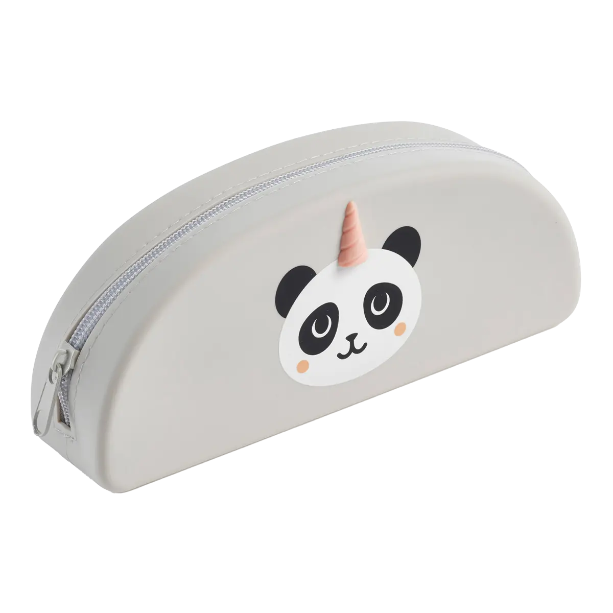 Miquelrius B2F - pouzdro se zipem Puppies Friends, panda, šedé