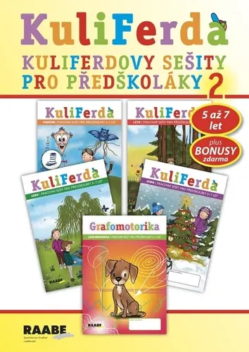 KuliFerda (5–7 let) - SADA 5 pracovních sešitů č.2 - Hana Nádvorníková