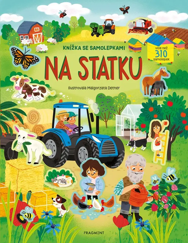 Knížka se samolepkami - Na statku - Joli Hannah