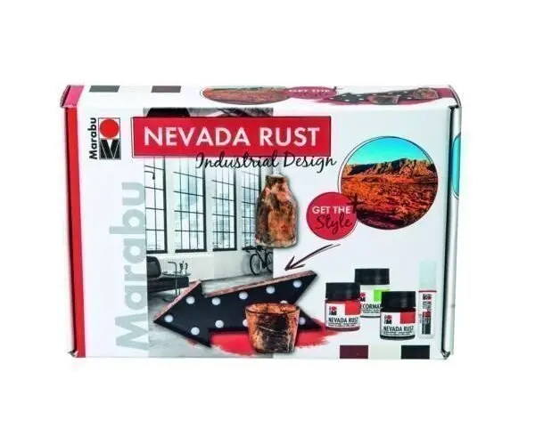 Marabu efektová barva sada NEVADA RUST