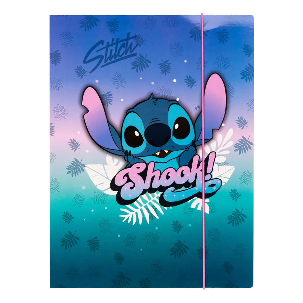 Colorino školní desky s gumičkou, Stitch 2, A4, karton - 12ks