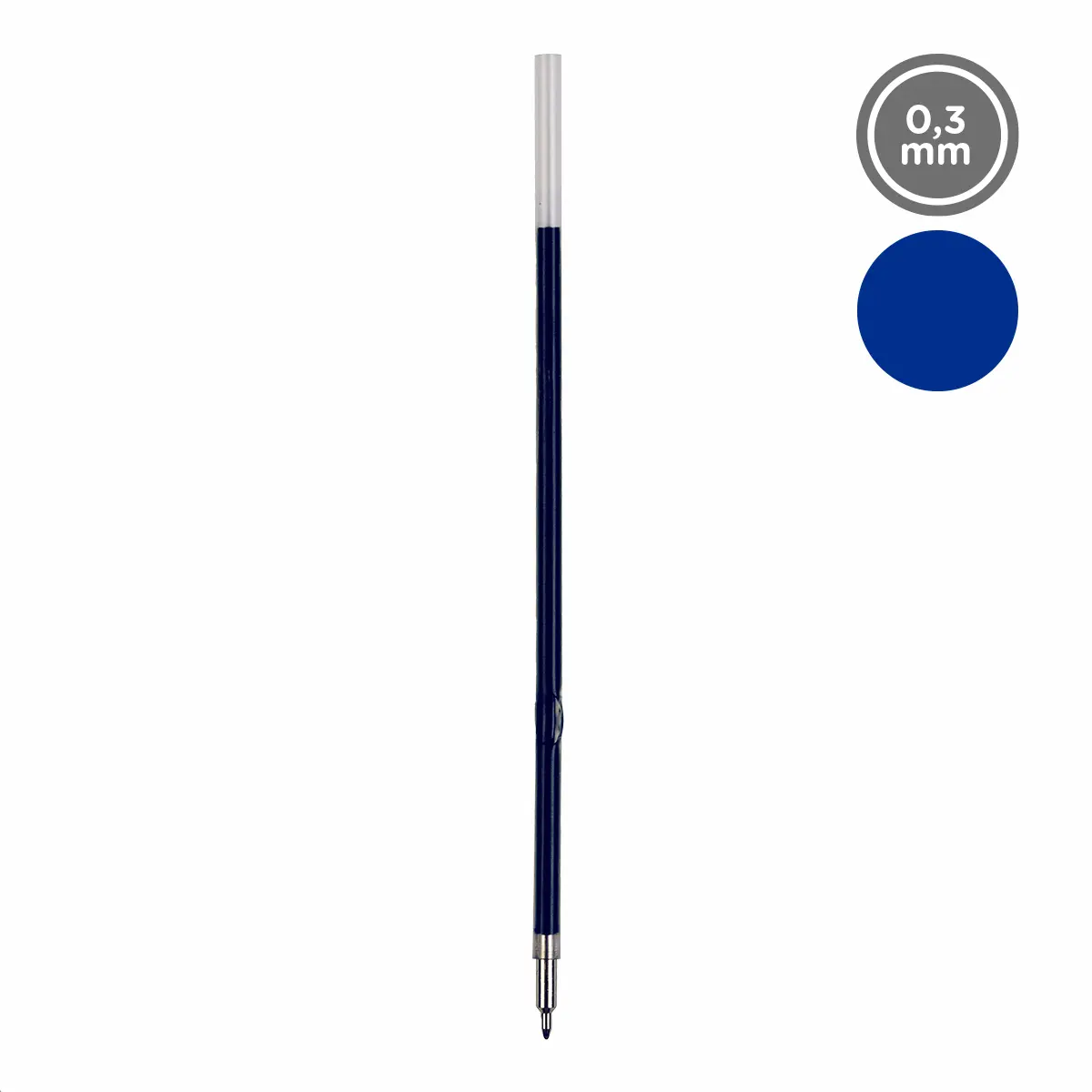 Spoko náplň do kuličkového pera, Needle Tip, modrá