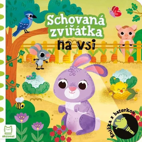 Schovaná zvířátka na vsi - Knížka s baterkou - Gražyna Wasilewicz