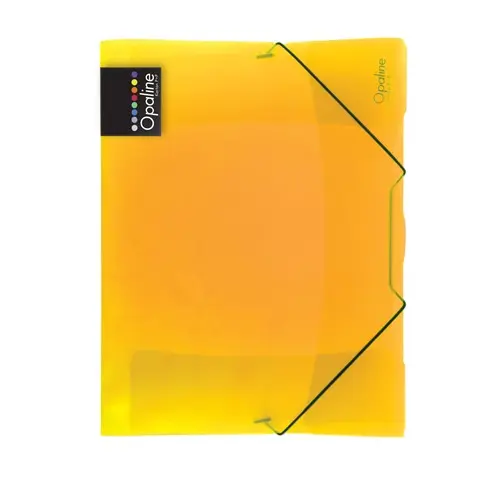 Sloha s gumou Opaline žlutá - 5ks