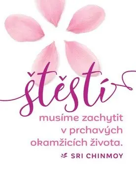 Magnet na lednici - Štěstí musíme zachytit v prchavých okamžicích života - Sri Chinmoy