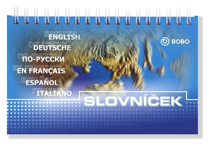 Slovníček s horní vazbou 100 x 160 mm, 50 listů