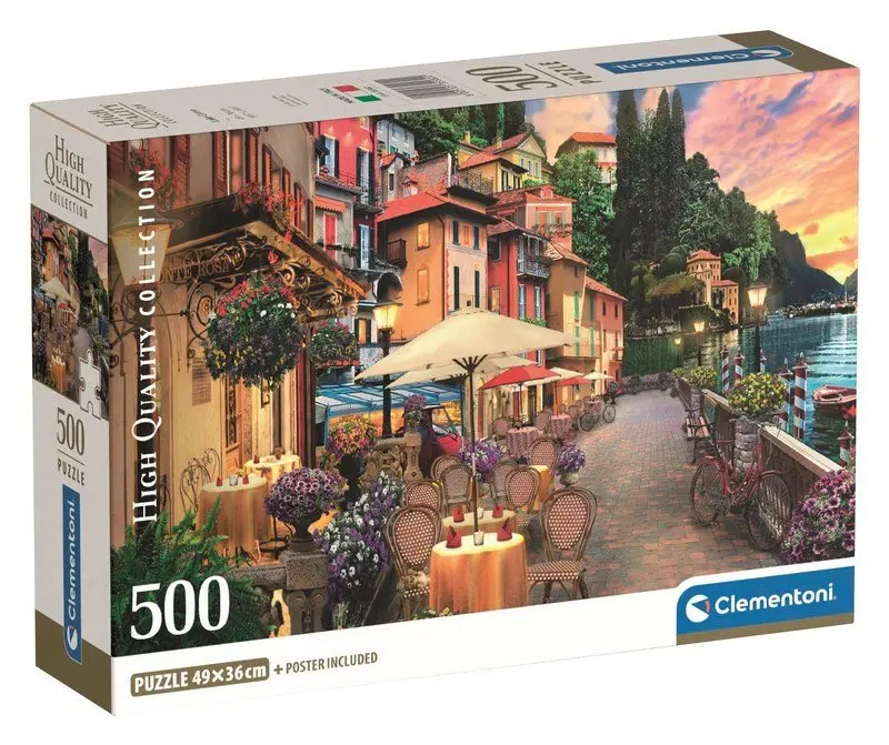 Clementoni - Puzzle 500 Jezero Como