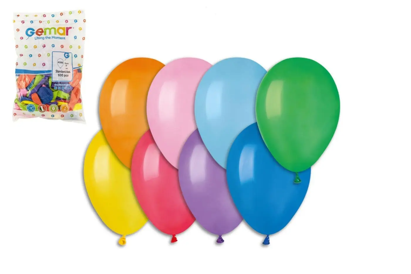 Balonek nafukovací Pastel 100 ks