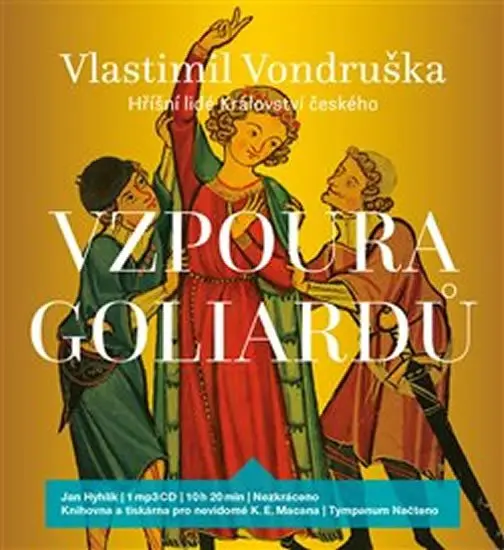 CD Vzpoura goliardů (audiokniha) - Vlastimil Vondruška