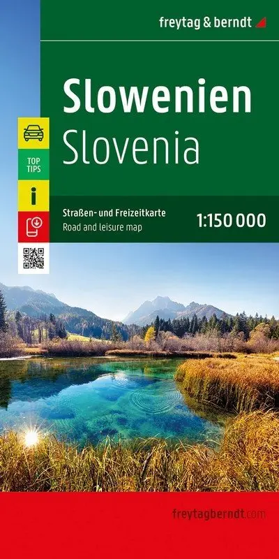 Slovinsko 1:150 000 / automapa + rekreační mapa