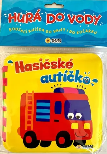 Hasičské autíčko - Hurá do vody - Knížka do vany
