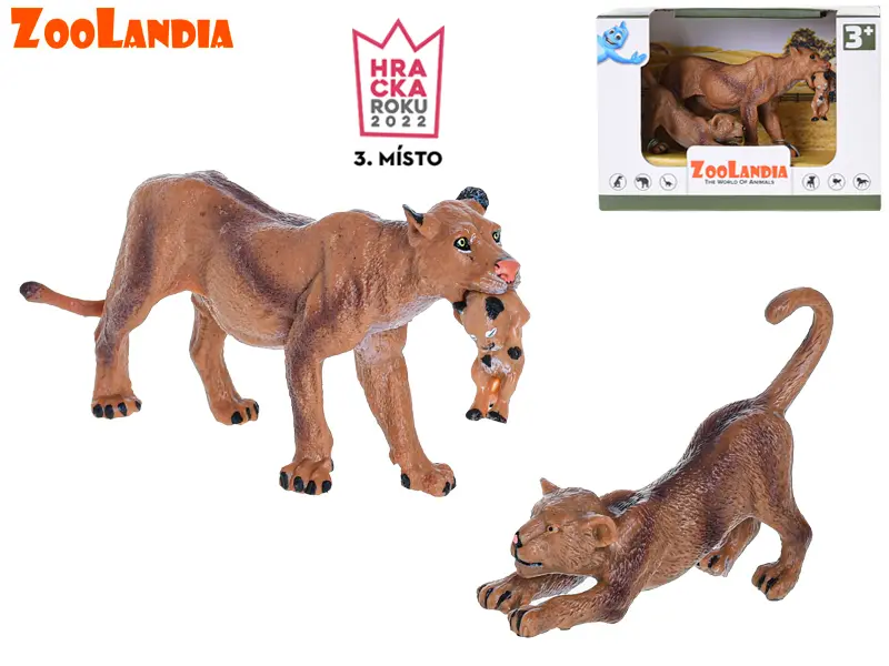 Mikro trading Zoolandia - Lvice s mláďaty 8,5 - 13 cm