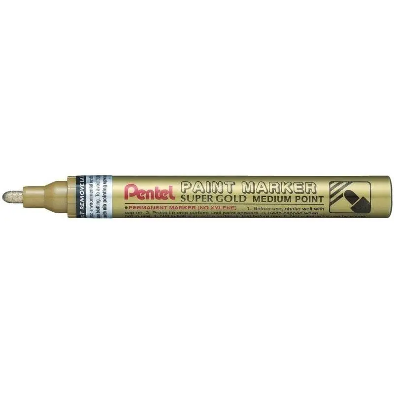 Popisovač Pentel Paint Marker MMP10 lakový - zlatý 2-4 mm