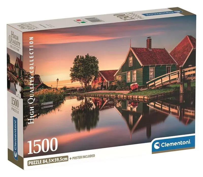 Clementoni - Puzzle 1500 Zaanse Schans