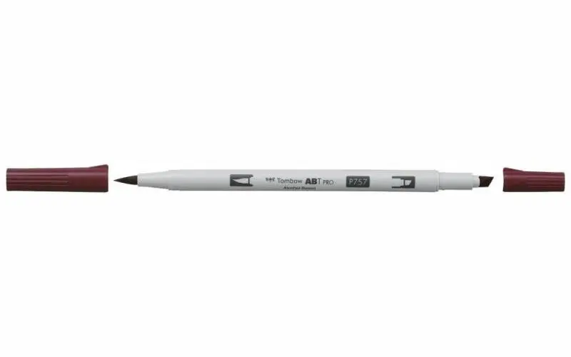 Tombow Oboustranný štětcový lihový fix ABT PRO - port red