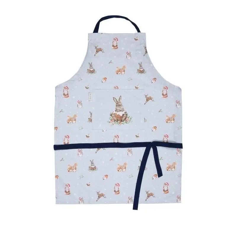 Wrendale Designs Kuchyňská zástěra Wrendale Designs "Winter Woodland" - Vánoční les
