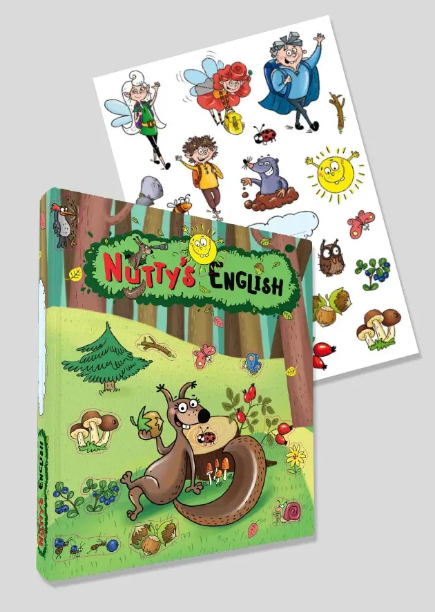 Forest Friends 1 - šanon pro žákovské portfolio + samolepky