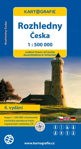 Rozhledny Česka – 1 : 500 000