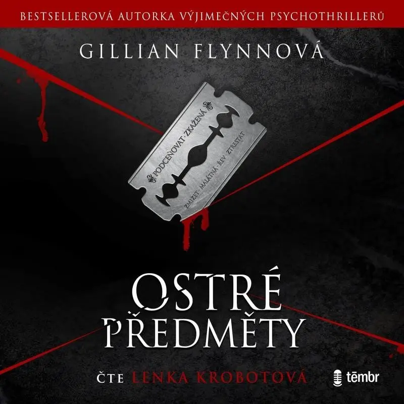 CD Ostré předměty (audiokniha) - Gillian Flynn