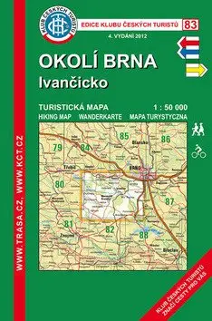 KČT 83 Okolí Brna, Ivančicko / turistická mapa 1:50T - kolektiv autorů