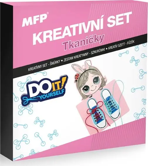kreativní set - tkaničky
